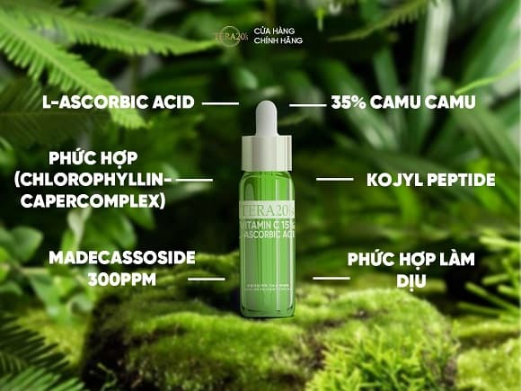 tera20's-3.jpg 0 TERA20's, Serum Pure Green Vitamin C 15%, chăm sóc da