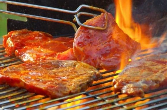 nướng thịt, cách nướng thịt, nướng thịt bằng chảo,  món ngon 