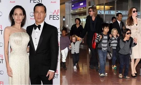 Brad Pitt và Angelina Jolie, Pax Thiên, sao ly hôn, sao hollywood