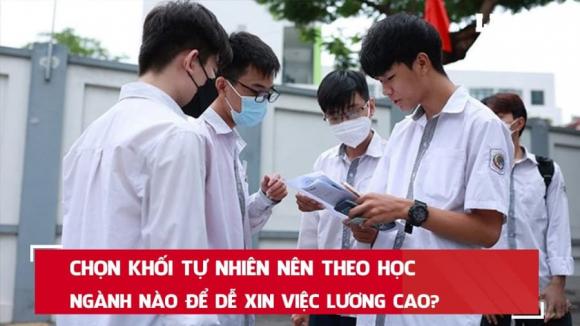 Ngành học, ngành học khối tự nhiên, công việc cho khối tự nhiên