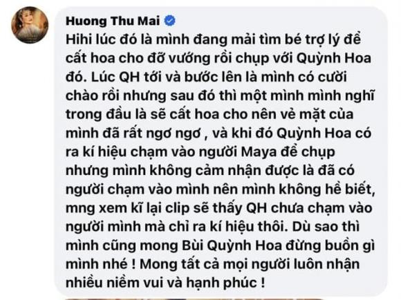 ca sĩ Maya, hoa hậu Bùi Quỳnh Hoa, sao Việt