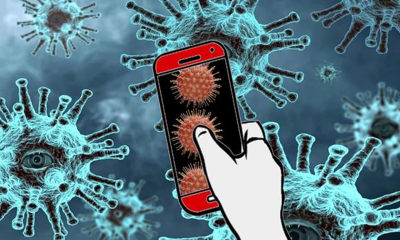Virus, vi khuẩn, Điện thoại di động