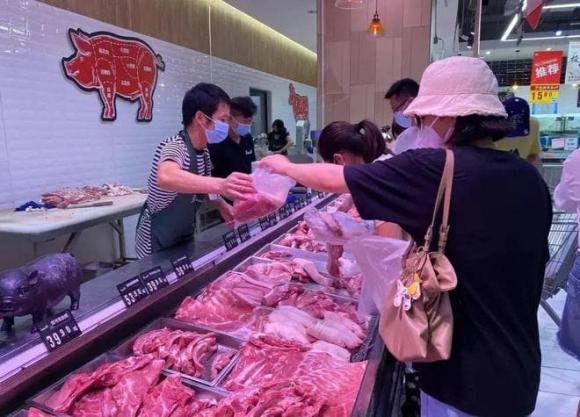 thịt lợn, thịt siêu thị