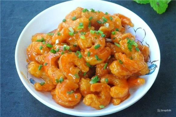 tôm, món tôm, chế biến tôm, món ăn ngon, tôm sốt