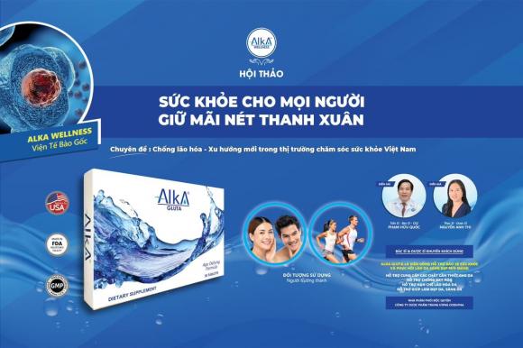 Alka Gluta, Viên uống bảo vệ sức khỏe, Trẻ hóa da