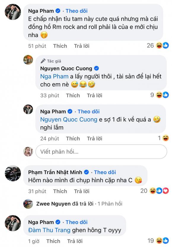 doanh nhân cường đô la,nữ ca sĩ đàm thu trang,sao Việt