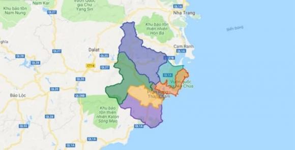 Tỉnh ít mưa nhất cả nước, Việt Nam, Ninh Thuận, Địa lý