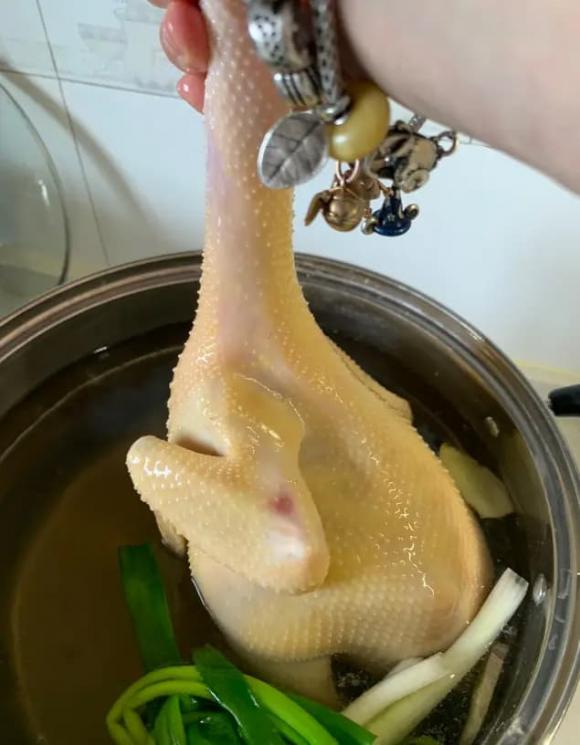 gà luộc, luộc gà, dạy nấu ăn