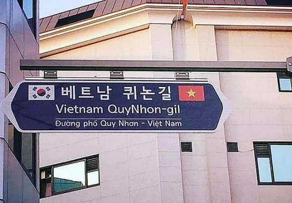 Thành phố quy nhơn, thành phố nào của việt nam được đặt tên đường ở hàn quốc