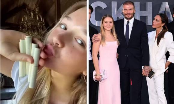 Mark Wood, Victoria Beckham, David Beckham