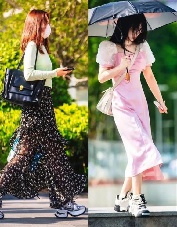 mặc váy, chọn giày phù hợp