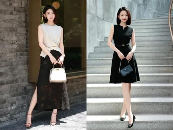 mặc váy, chọn giày phù hợp