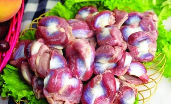 thịt gà, mề gà, báu vật