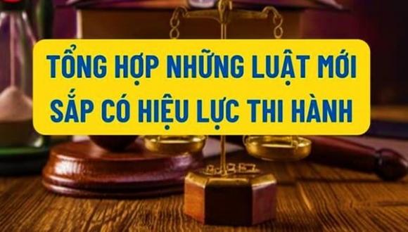 Luật, luật thi hành từ tháng 7
