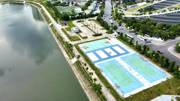 Hồ điều hòa, công viên 740 tỷ tại hà nội
