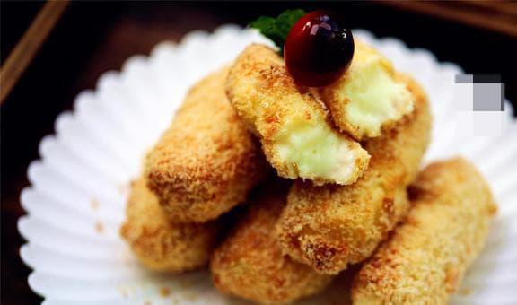 Sữa tươi chiên giòn, dạy nấu ăn