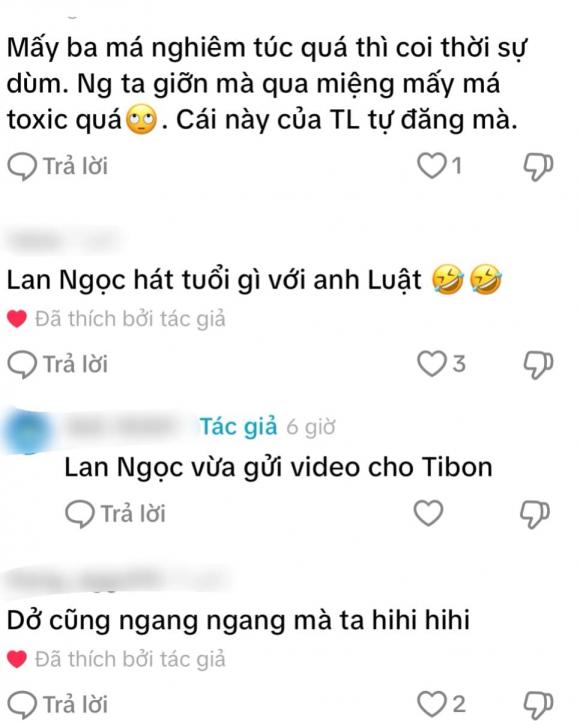 lan ngọc, tiến luật, sao việt 