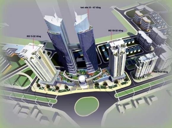 Tòa tháp đôi 47 tầng, quận cầu giây, quy hoạch thủ đô