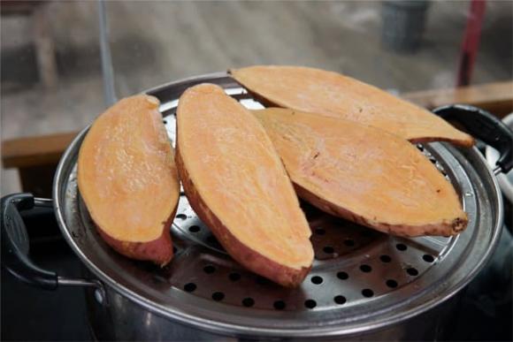 Khoai lang, phô mai, bánh khoai lang
