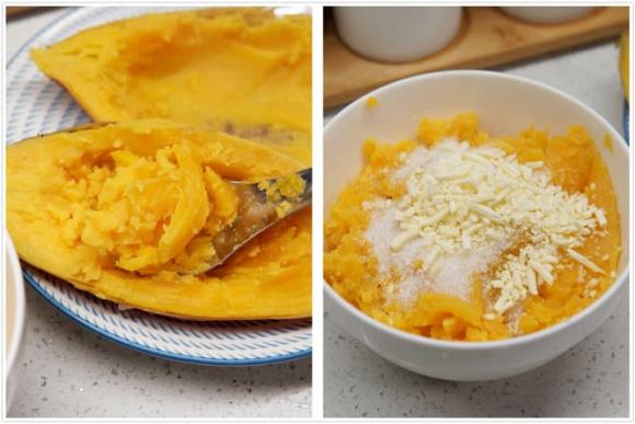 Khoai lang, phô mai, bánh khoai lang