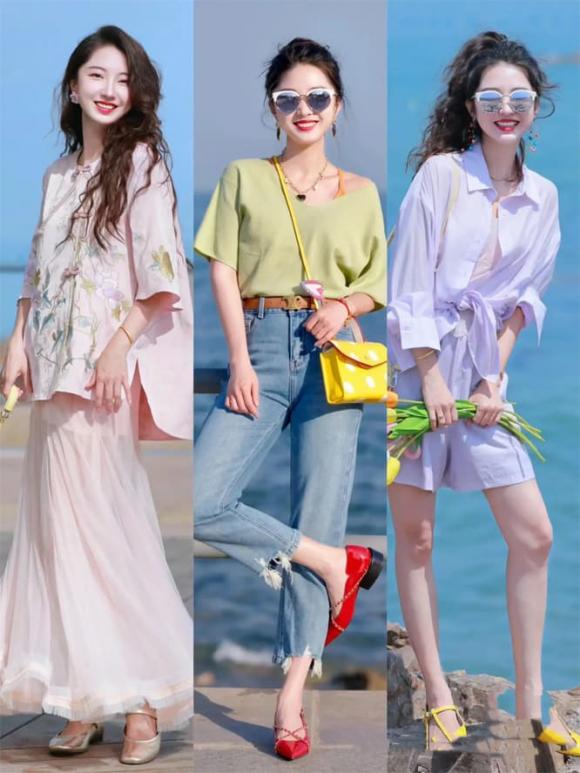trang phục màu sắc, thời trang hè