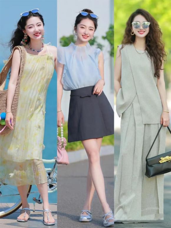 trang phục màu sắc, thời trang hè