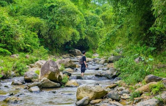 Suối chữa lành, địa điểm cắm trại ngoại thành hà nội