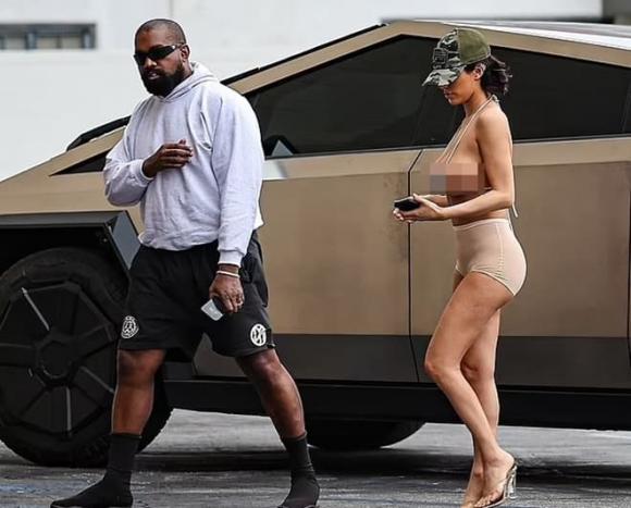 Kanye West, Bianca Censori, Sao Hollywood