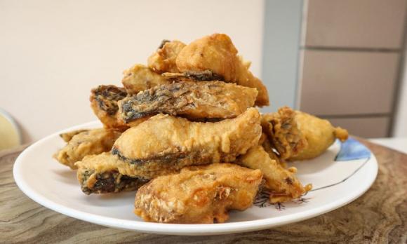 cá chiên, cá rán, mẹo chiên cá, chiên cá giòn rụm