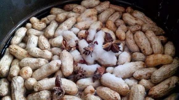 lạc luộc, luộc lạc, đậu phộng, dạy nấu ăn