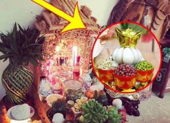 Thần Tài, đặt gì lên bàn thờ thần tài, kiến thức 