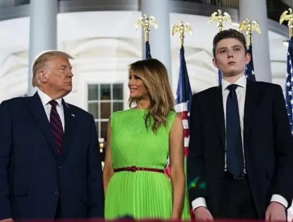 cậu bé tỷ vàng, Donald Trump, Barron Trump, Nhà Trắng 