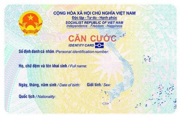 thẻ căn cước, trẻ em dưới 6 tuổi làm thẻ căn cước, làm thẻ căn cước online