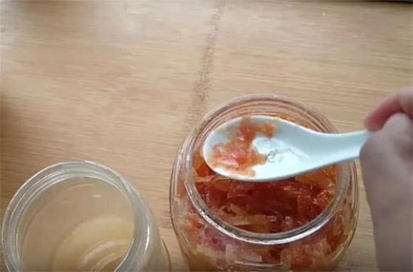trà bưởi, mật ong, món ngon mỗi ngày