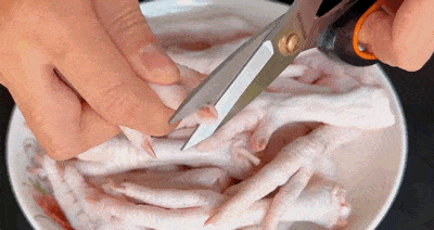 chân gà, cách rút chân gà, chân gà rút xương