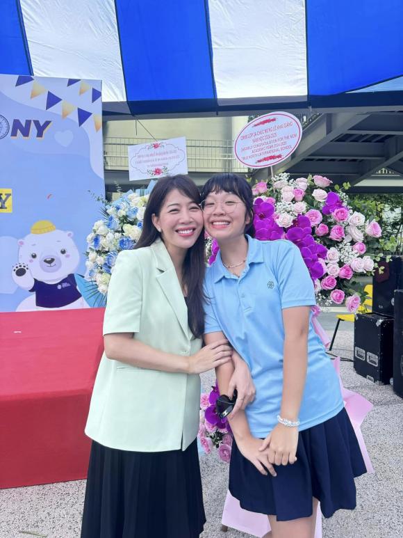 MC Diệp Chi, con gái Diệp Chi, học phí con Diệp Chi, sao việt 