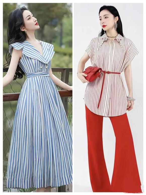 áo sọc, váy sọc, quần sọc, thời trang