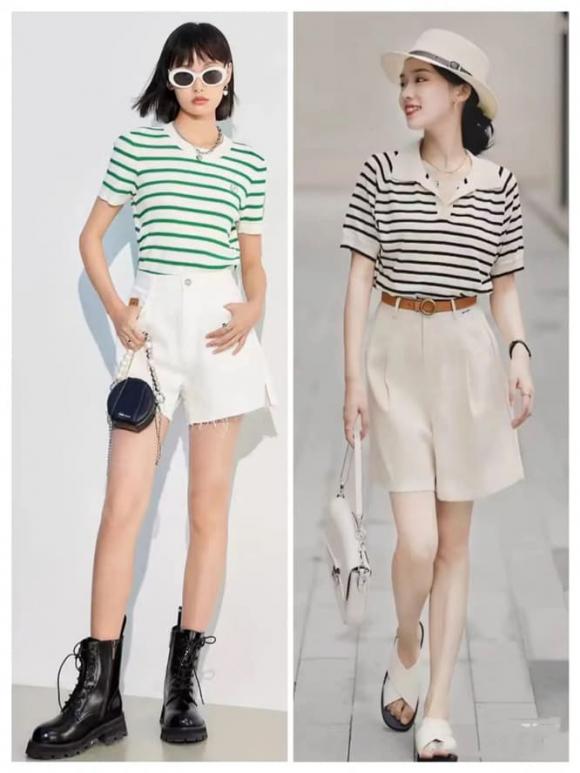 áo sọc, váy sọc, quần sọc, thời trang