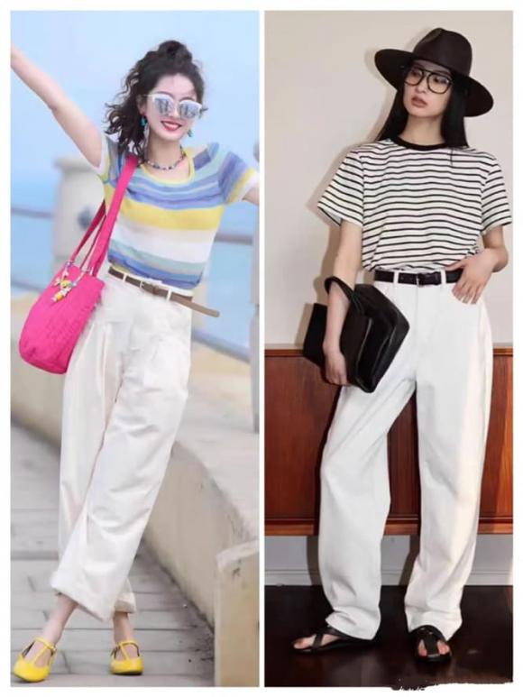 áo sọc, váy sọc, quần sọc, thời trang