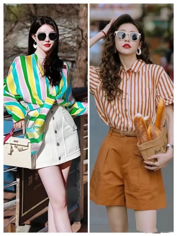 áo sọc, váy sọc, quần sọc, thời trang