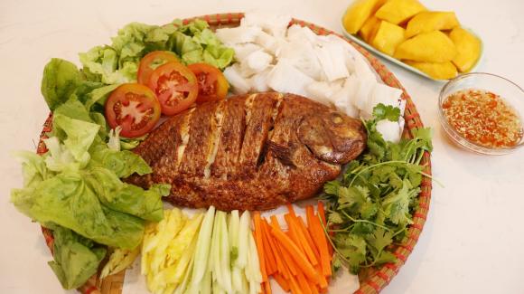 cá nướng, cá nướng nồi chiên, món ngon 