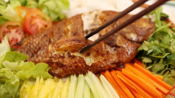 cá nướng, cá nướng nồi chiên, món ngon 