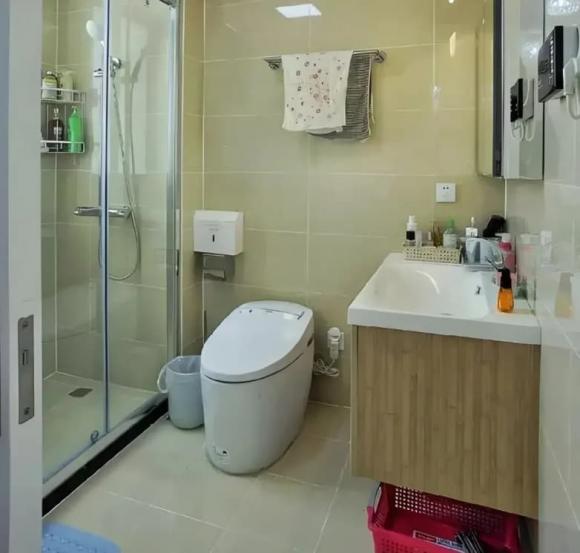 thiết kế phòng tắm, bồn cầu, bồn cầu bệt