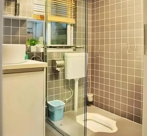 thiết kế phòng tắm, bồn cầu, bồn cầu bệt