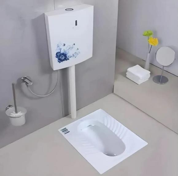 thiết kế phòng tắm, bồn cầu, bồn cầu bệt