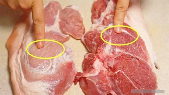 thịt lợn, thịt đậm, thịt nhạt, kinh nghiệm đi chợ
