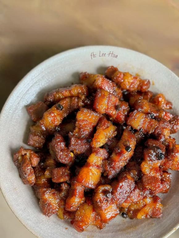 Ba chỉ kho tiêu, mẹo nấu ăn, món ăn ngon, món ngon từ thịt ba chỉ