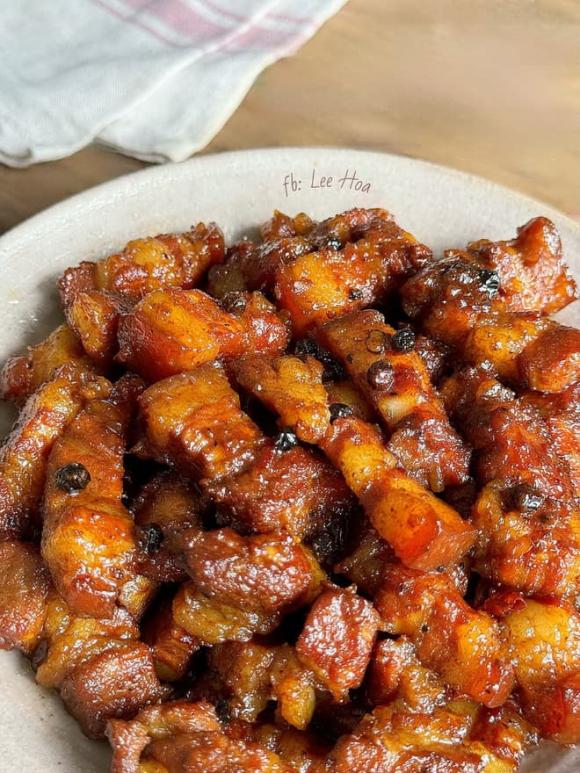 Ba chỉ kho tiêu, mẹo nấu ăn, món ăn ngon, món ngon từ thịt ba chỉ