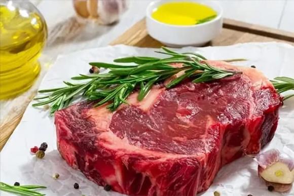 thịt bò, thịt bò màu xanh