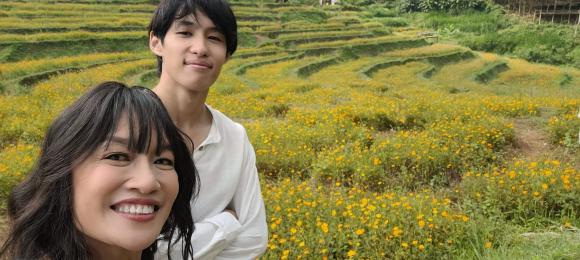 Tú Oanh, con trai Tú Oanh, sao việt 